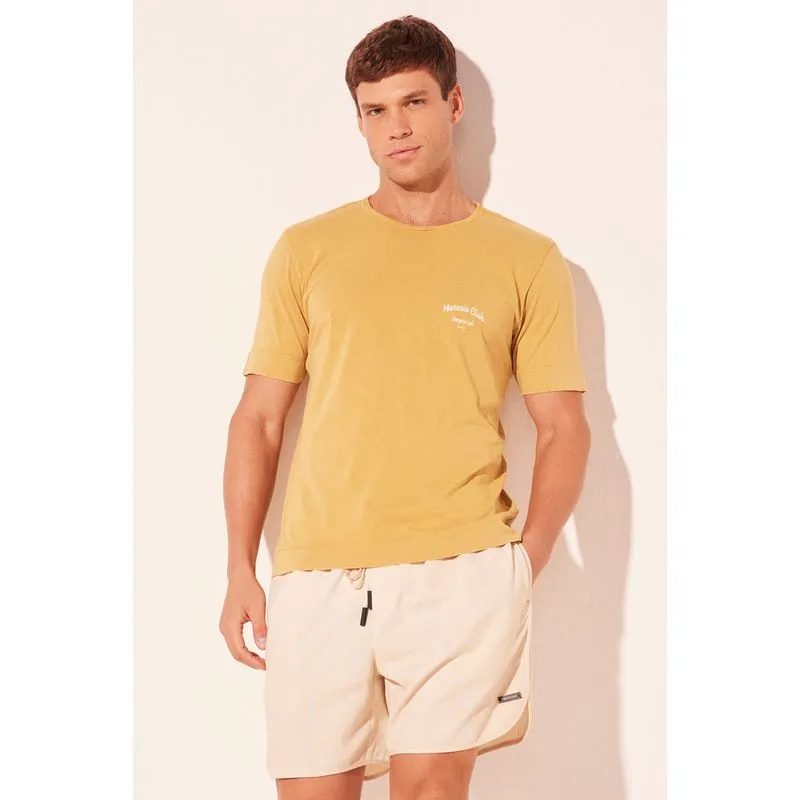 Camiseta Manga Curta Marítimo Amarelo AMARELO/YELLOW M/M