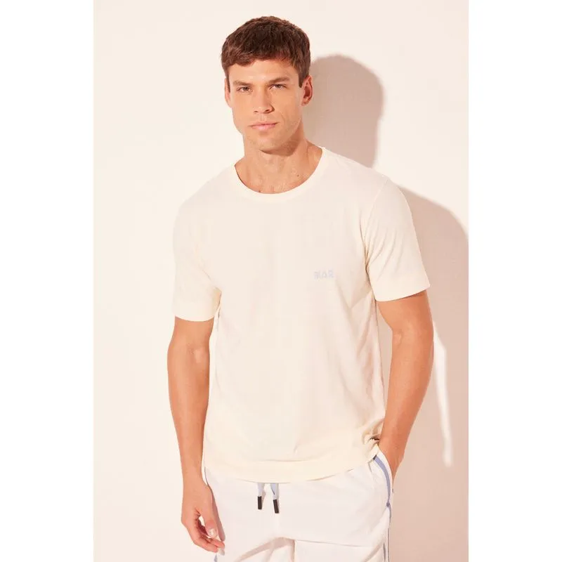 Camiseta Manga Curta Marítimo Azul OFF WHITE/OFF WHITE PP/XS