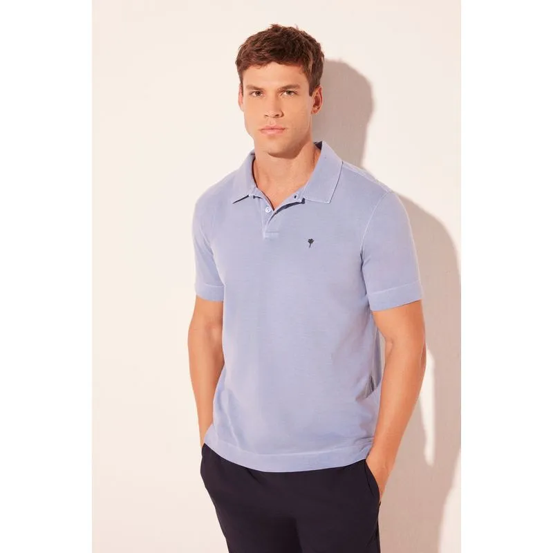 Camisa Polo Calmaria Azul AZUL/BLUE PP/XS