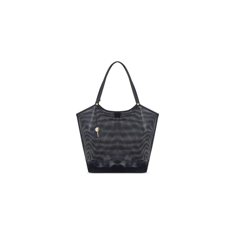 Bolsa Tote Tela Acessórios Boêmio PRETO/BLACK U/ONE SI