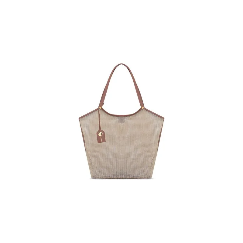 Bolsa Tote Tela Acessórios Boêmio MARROM/BROWN U/ONE SI