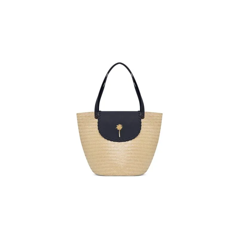 Bolsa Tote Cesto Acessórios Boêmio PRETO/BLACK U/ONE SI
