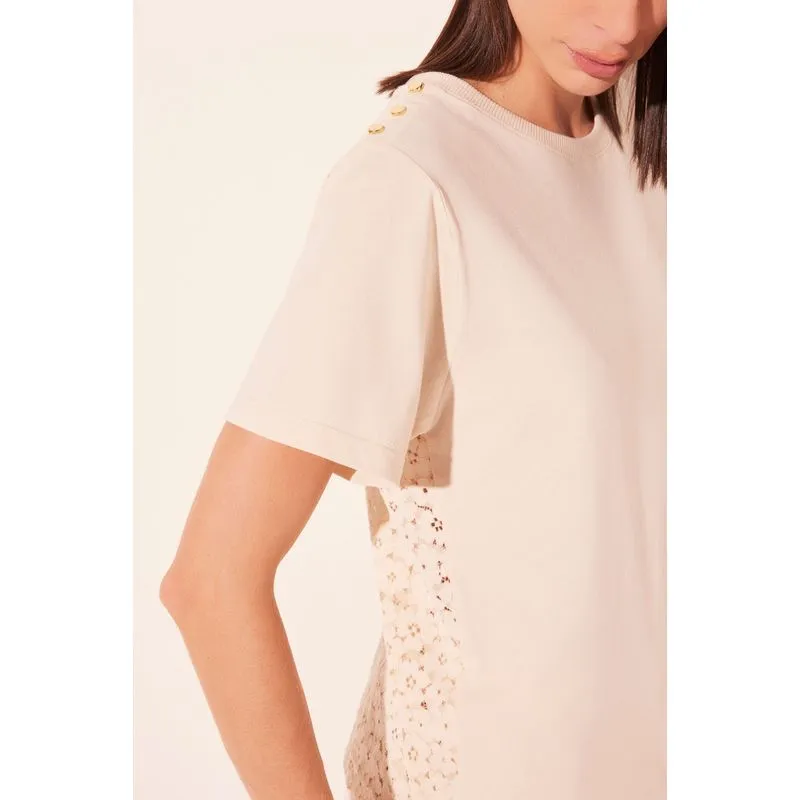 Camiseta Manga Curta Sopro Off White OFF WHITE/OFF WHITE GG/XL