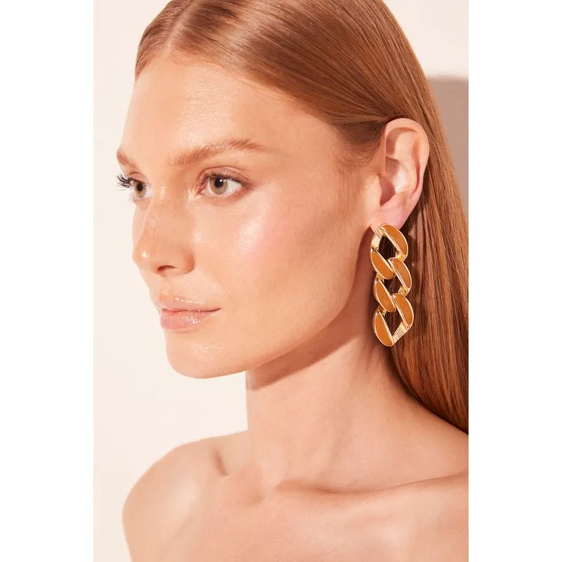 Brinco Metal Acessórios Tropicália DOURADO/GOLDEN U/ONE SI