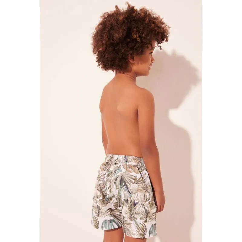 Short Infantil Praia Copa Palmeiras VERDE/GREEN 1 A 2
