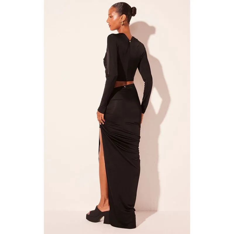 Saia Longa Positano Preto PRETO/BLACK G/L