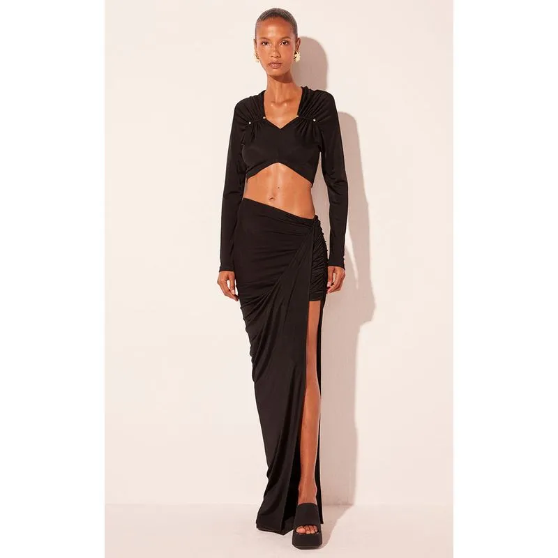 Saia Longa Positano Preto PRETO/BLACK GG/XL