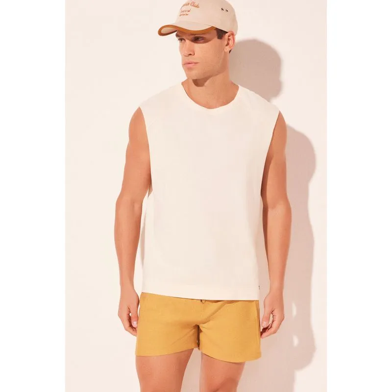 Short Casual Pós Praia Marítimo Amarelo AMARELO/YELLOW P/S