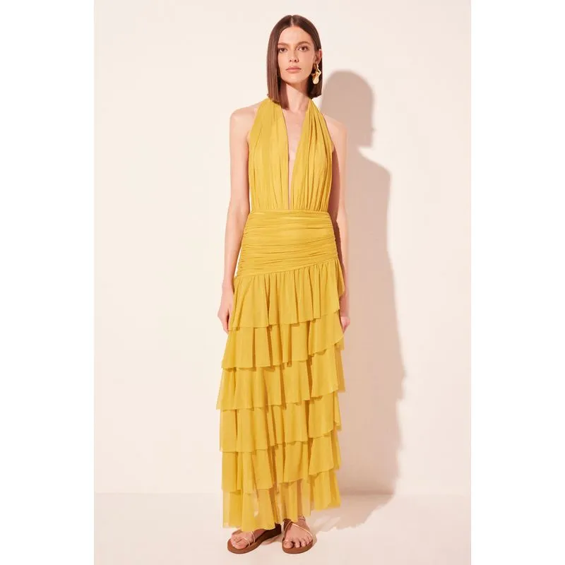 Saia Longa Leme Amarelo AMARELO/YELLOW G/L