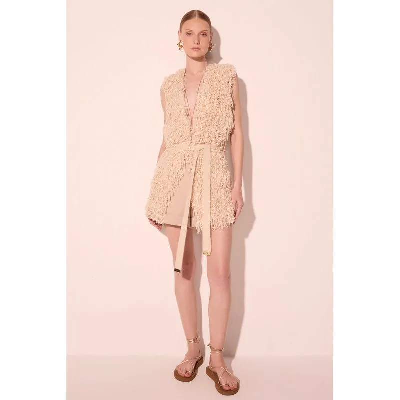 Colete Curto Centeio Off White M/M