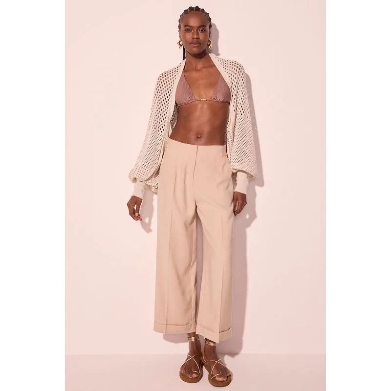 Cardigan Bolero Ampulheta Off White G/L