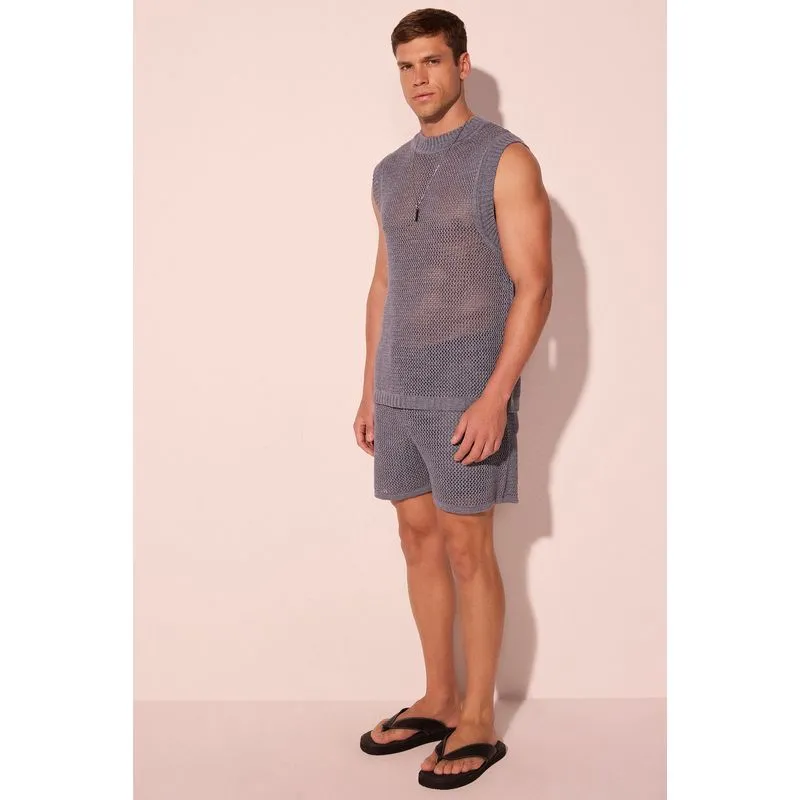 Regata Casual Tupi Azul GG/XL