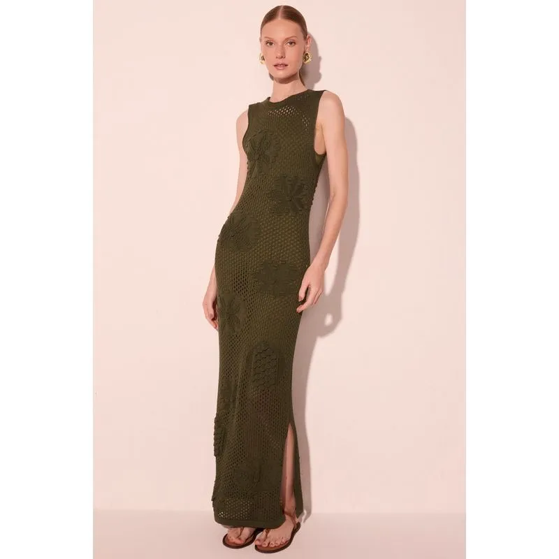 Vestido Midi Devaneio Verde G/L