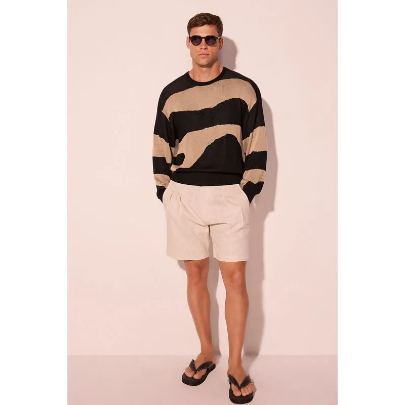 Suéter Regular Camo Preto PP/XS