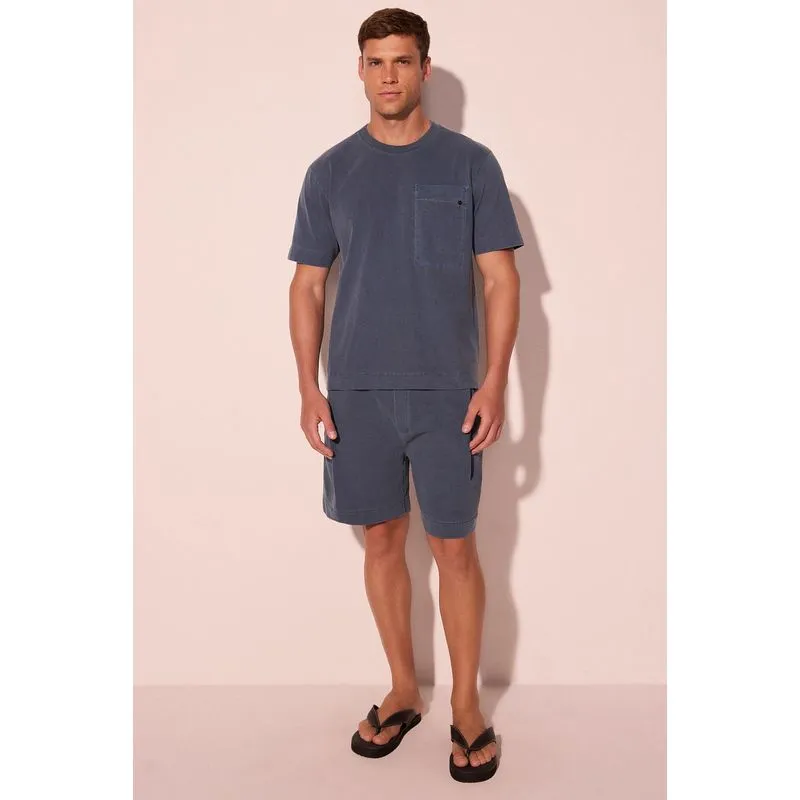 Bermuda Casual Fenda Azul PP/XS