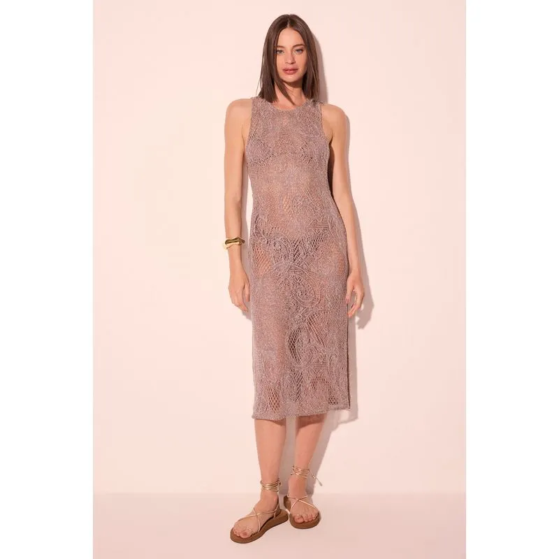 Vestido Midi Pelicano Bege M/M