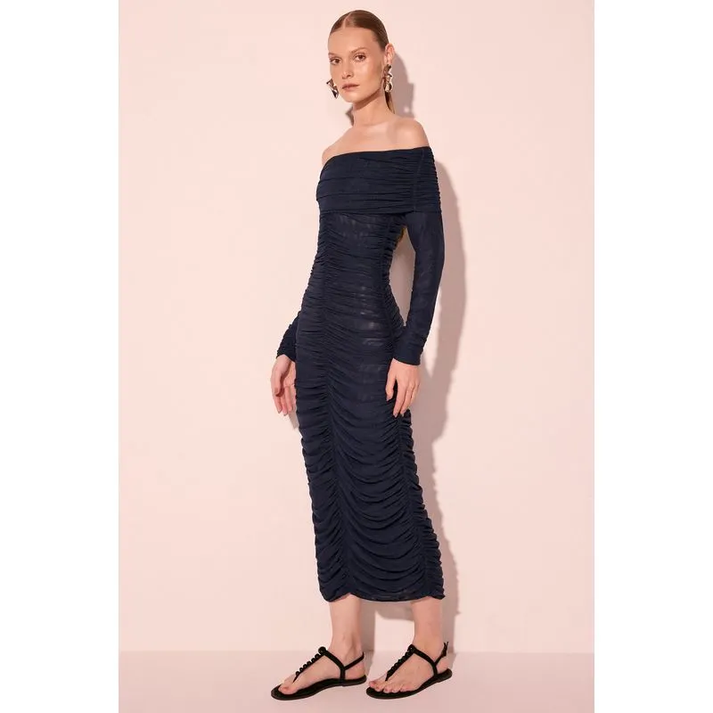Vestido Longo Aroma Azul M/M