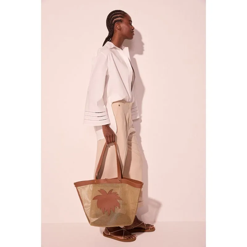 Bolsa Tote Acessórios Fauna MARROM/BROWN U/ONE SIZE