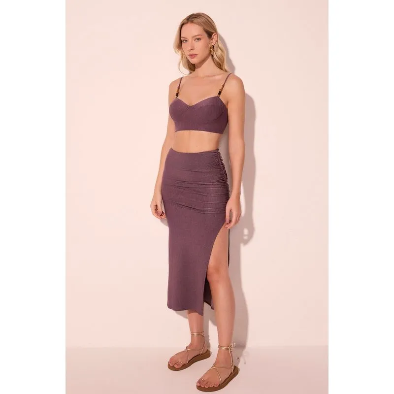 Top Alça Meia Taça Gergelim Roxo GG/XL