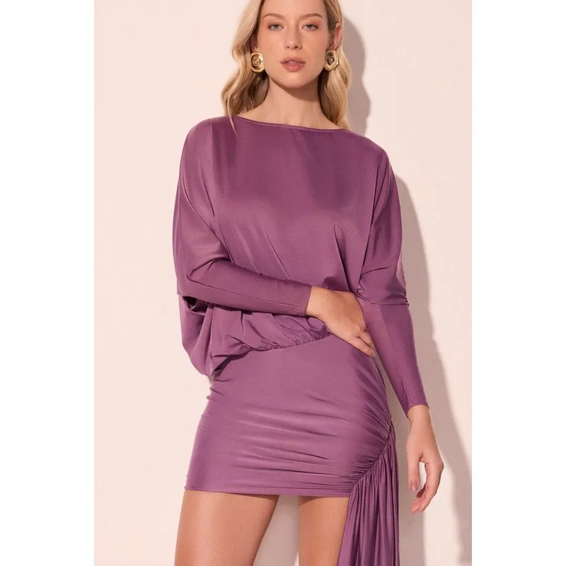 Vestido Curto Bromélia Roxo GG/XL