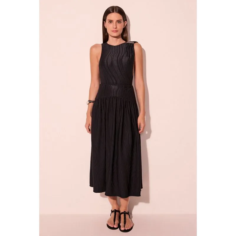 Saia Midi Savana Preto PP/XS