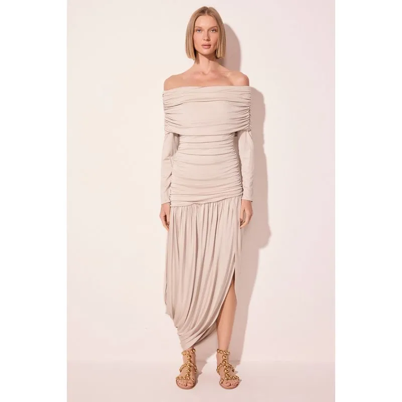 Vestido Midi Luz Off White OFF WHITE/OFF WHITE PP/XS
