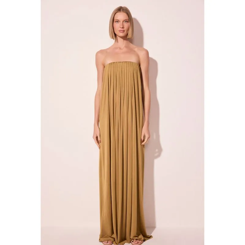 Vestido Longo Luz Dourado DOURADO/GOLDEN GG/XL