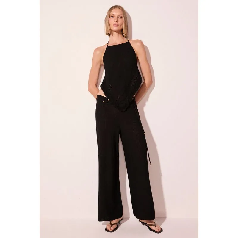 Blusa Alça Frente Única Tulum Preto P/S