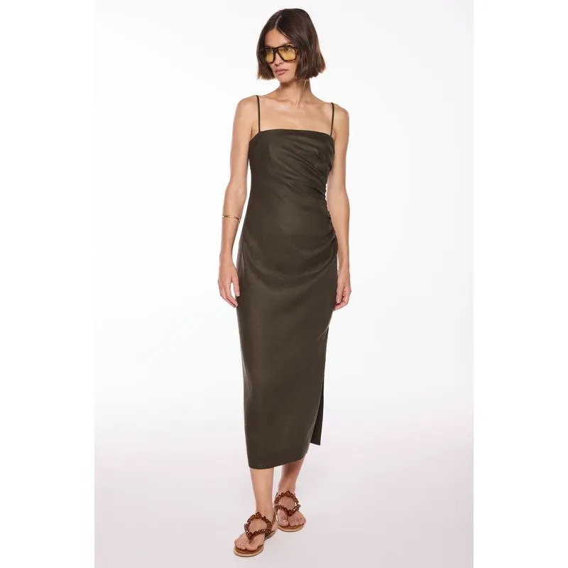 Vestido Midi Anemona Verde VERDE/GREEN PP/XS