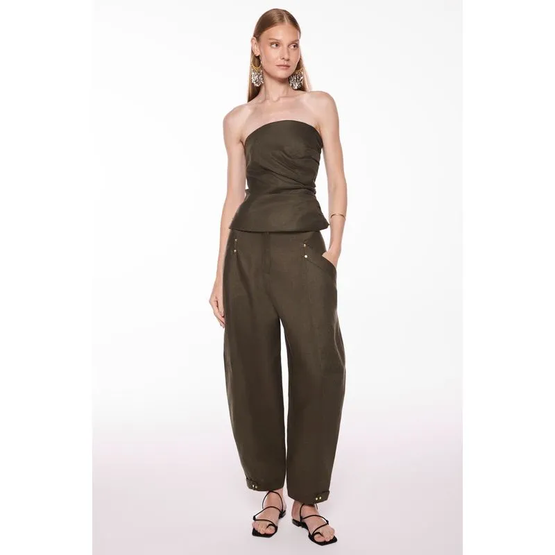 Top Faixa Anemona Verde VERDE/GREEN PP/XS
