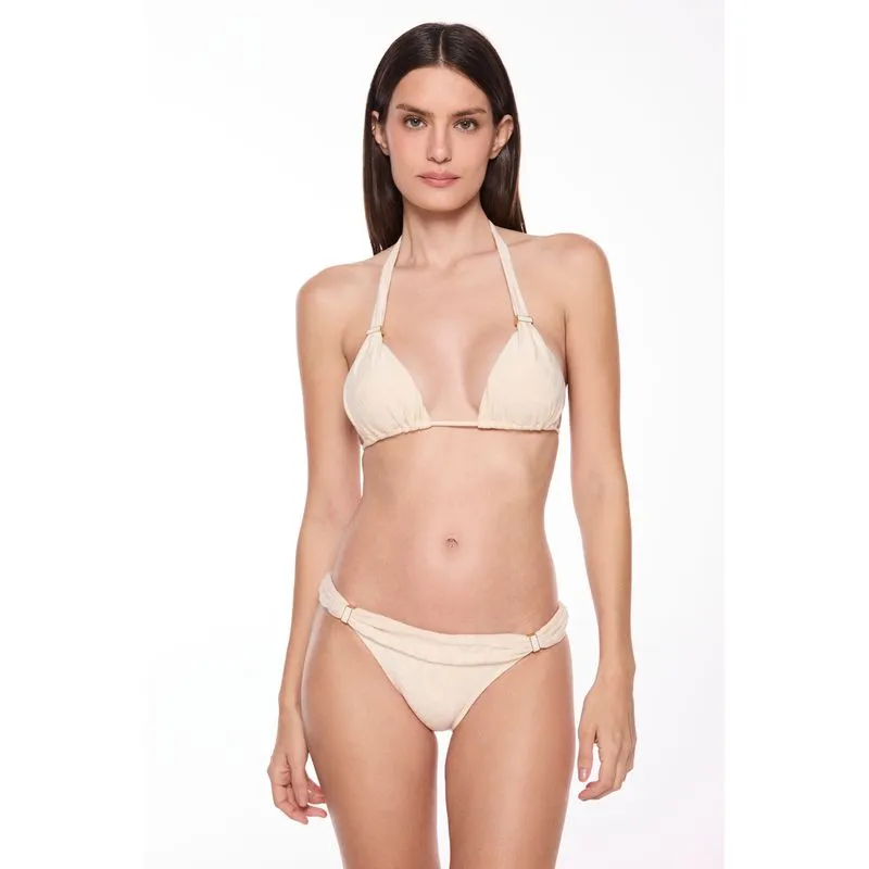 Biquíni Sutiã Cortininha Alongado Yarae Off White OFF WHITE/OFF WHITE P/S
