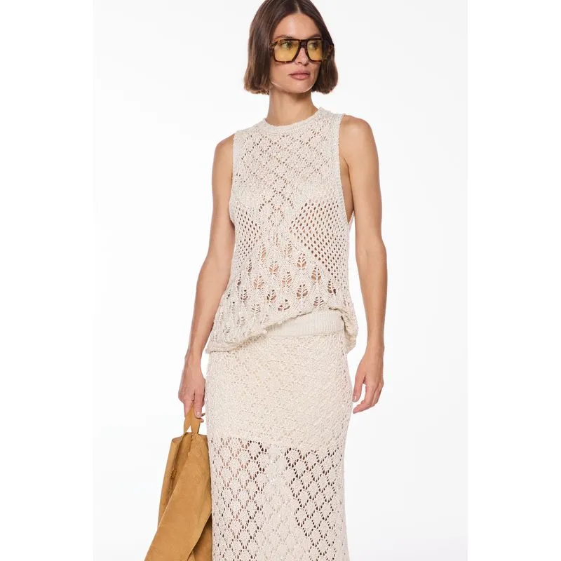 Saia Longa Marbella Off White OFF WHITE/OFF WHITE P/S