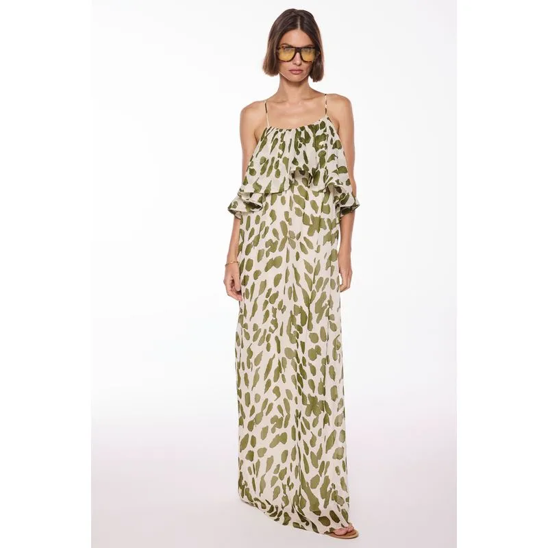 Vestido Longo Arraia OFF WHITE/OFF WHITE P/S