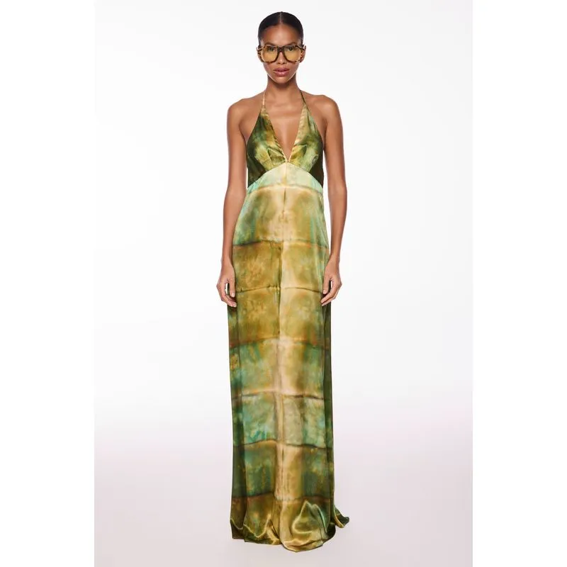 Vestido Longo Azinhavre VERDE/GREEN M/M