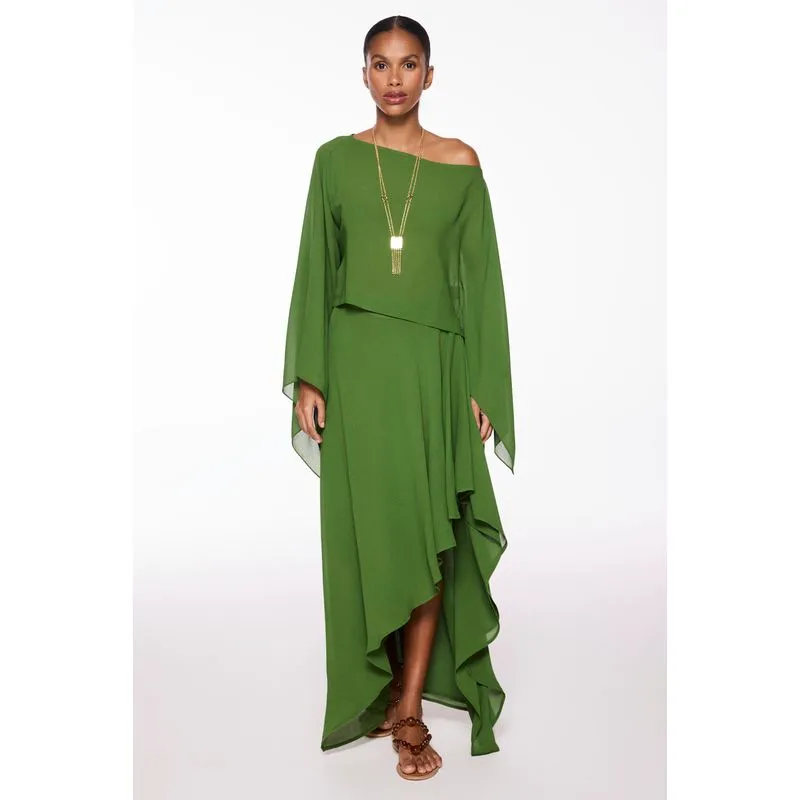 Blusa Ombro Só Cambuci Verde VERDE/GREEN P/S