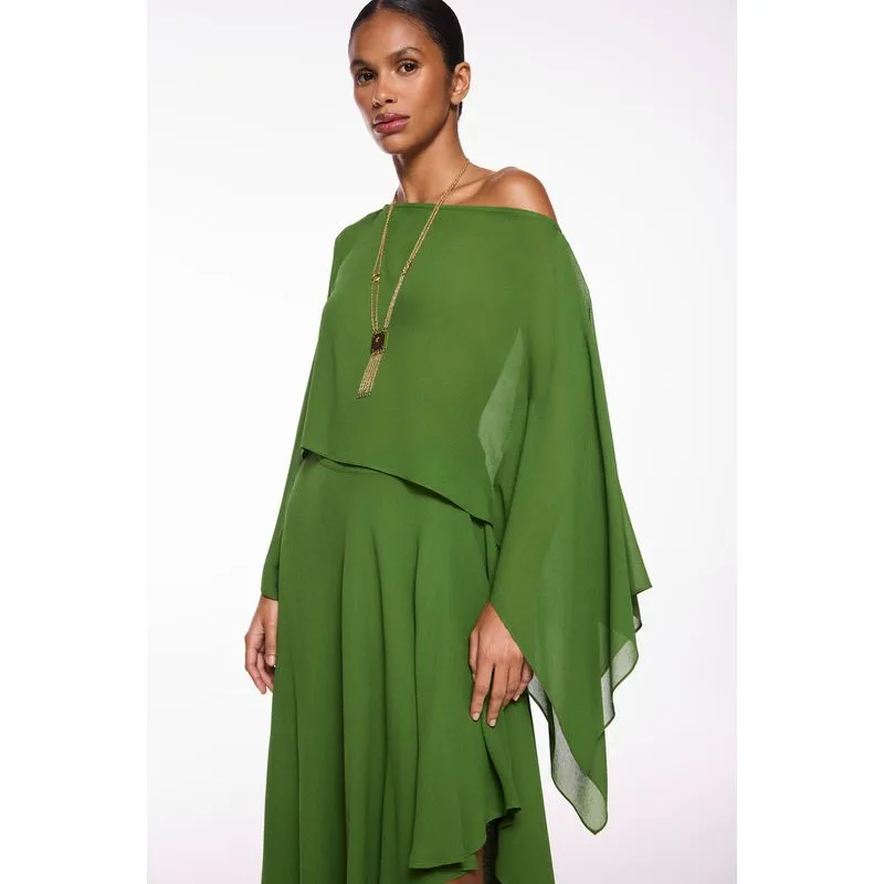 Blusa Ombro Só Cambuci Verde VERDE/GREEN GG/XL