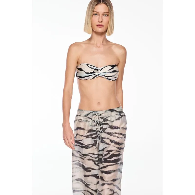 Calça Reta Bruma BEGE/BEIGE GG/XL