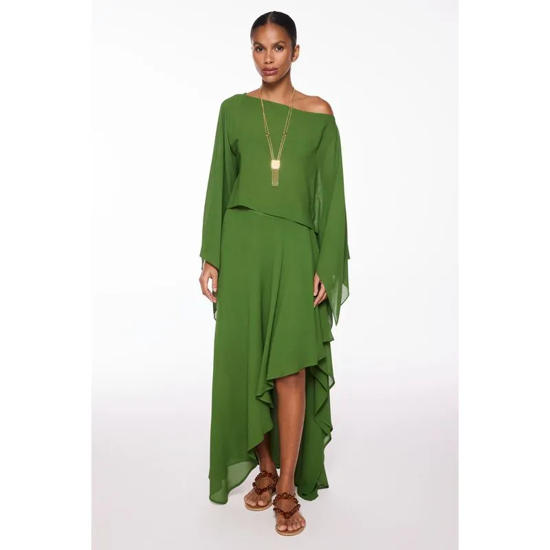 Saia Midi Cambuci Verde VERDE/GREEN M/M