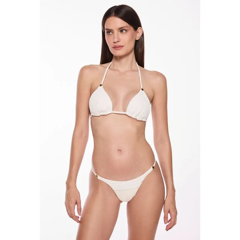 Biquíni Sutiã Cortininha Bruma Franjas Off White OFF WHITE/OFF WHITE G/L