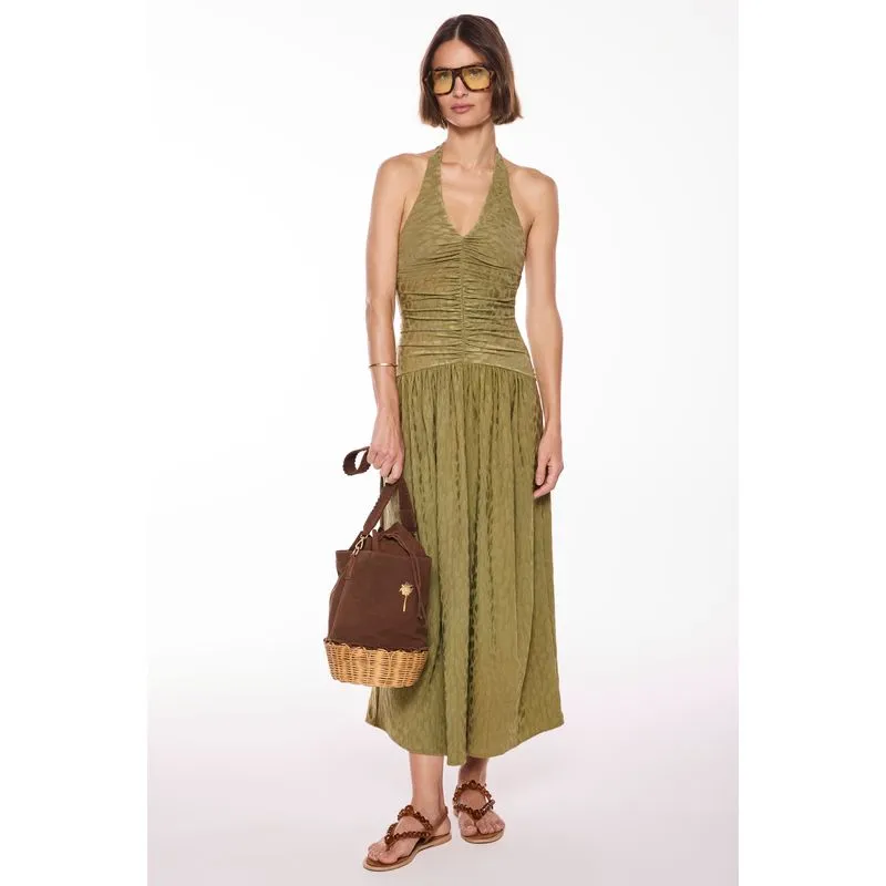 Vestido Midi Yarae Verde VERDE/GREEN P/S