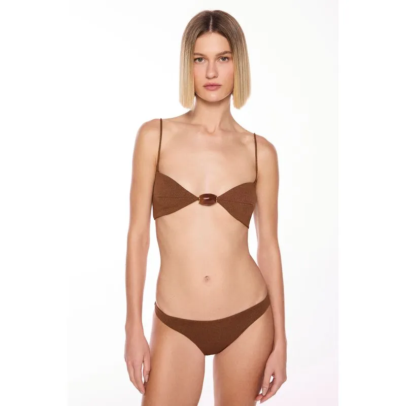 Biquíni Sutiã Top Ambar Marrom MARROM/BROWN PP/XS