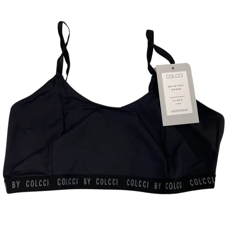 Top Colcci Microfibra Elástico Personalizado Preto G