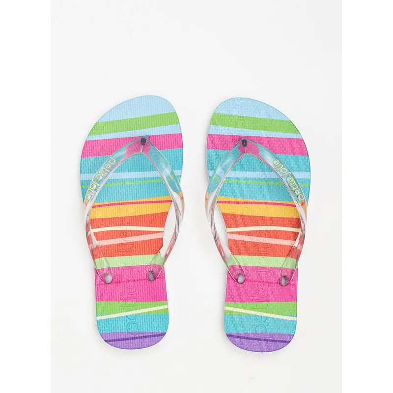 Chinelo Infantil Petite Jolie Listras Coloridas 5 PJ6969IN 27-8