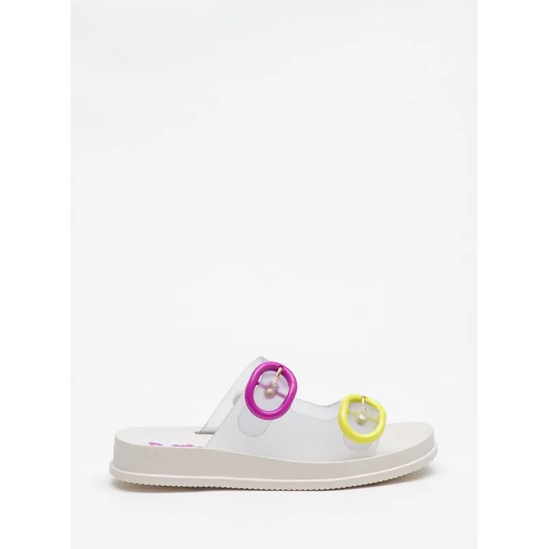Chinelo Petite Jolie Cake IN Translúcido/White PJ6543IN 27-8