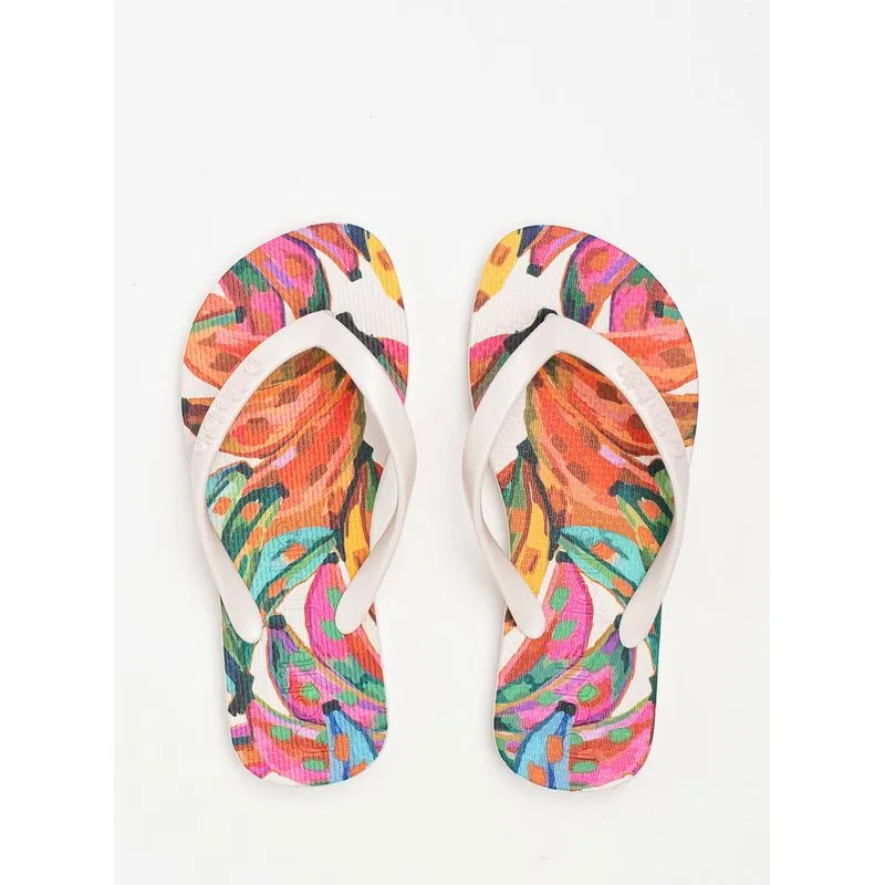 Chinelo Petite Jolie Fresh In White/Tropical 16 PJ6969IN 33-4