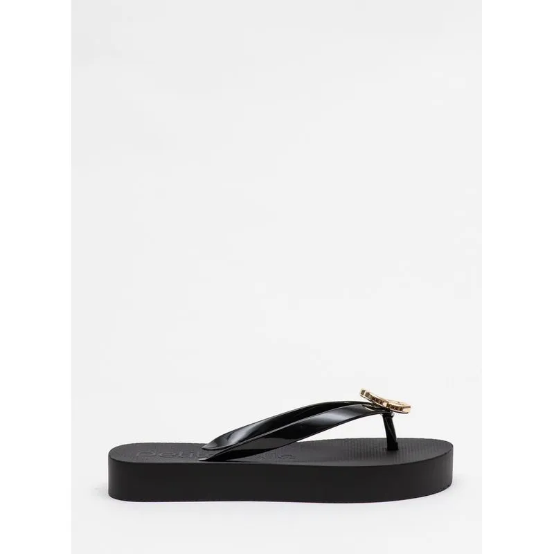 Chinelo Petite Jolie Fresh Up Preto PJ7634 37