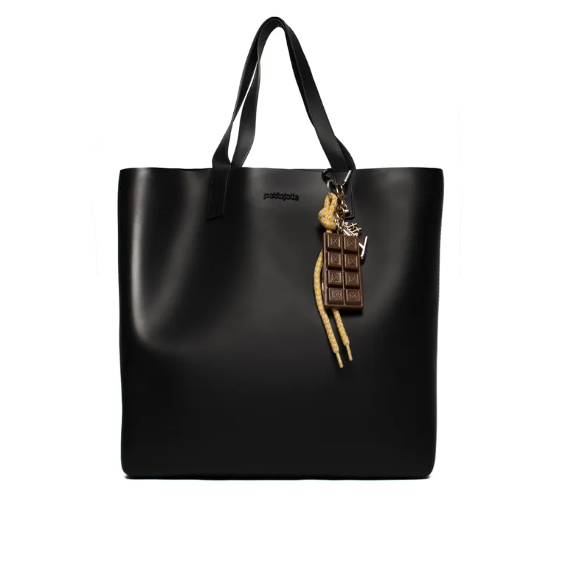 Bolsa Feminina Petite Jolie Shopper Grande Chaveiro Preto - U