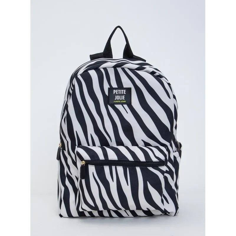 Mochila Petite Jolie Teen Zebra PJ11055II