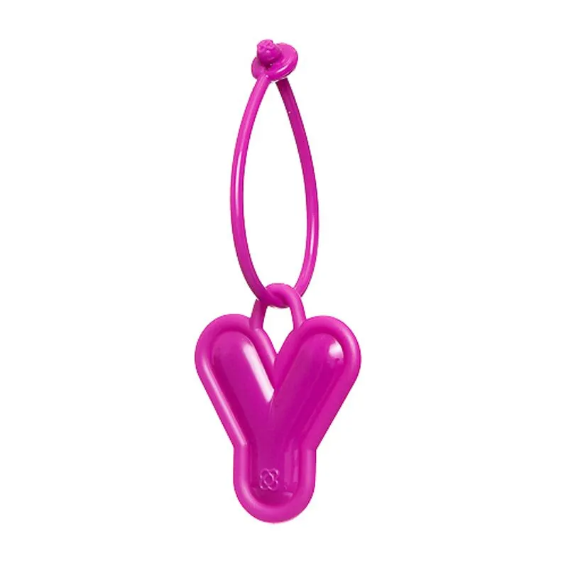 Chaveiro Petite Jolie de Letra Pink PJ6023 Y