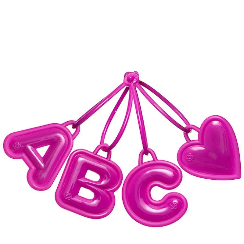 Chaveiro Petite Jolie de Letra Pink PJ6023 A